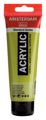 Amsterdam Acrylverf tube 250 ml 621 Olijfgroen Licht