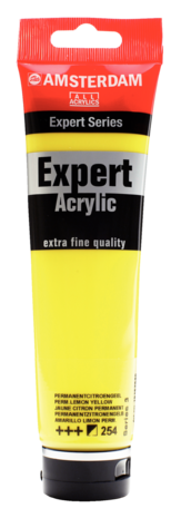 Amsterdam Acrylverf Expert tube 150 ml 254 Permanentcitroengeel