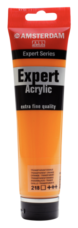 Amsterdam Acrylverf Expert tube 150 ml 218 Transparantoranje