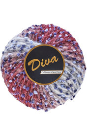 LY Diva 604 Paars/Blauw met blauwe spikkels 