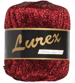Lammy Yarns  13 Rood Lurex