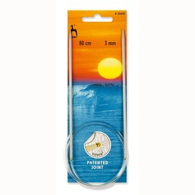 Pony Rond Breinaald 3mm lengte 80cm