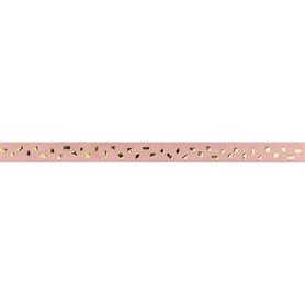 Lint Blokka goud rose 12mm (per meter)