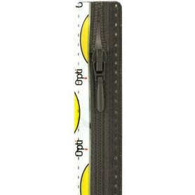 Opti rits S40 50cm drup 0002 Grijs  (niet deelbaar)