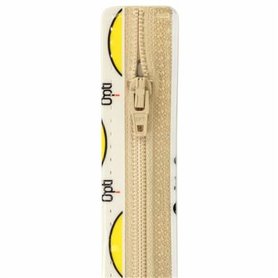 Opti rits S40 18cm recht 0849 Beige (niet deelbaar)