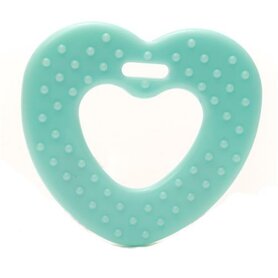 Durable Bijtring Hart met noppen, 2 stuks - Kleur 287