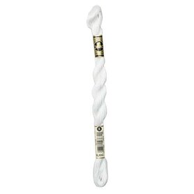 DMC 115-5 Cotton Perlé 5 borduur- en hardanger garen 25 meter - Kleur BLANC