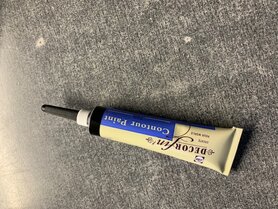 Decorfin Contour Paint Zwart 700 Tube 20ml