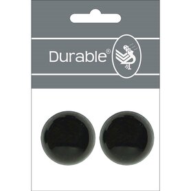 Durable Veiligheidsogen 30mm à 2 stuks per kaart- kleur Bruin