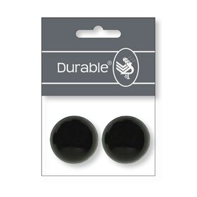 Durable Veiligheidsogen 30mm à 2 stuks per kaart - Kleur Zwart