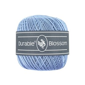 Durable  Blossom brei- en haakgaren -  Blue  50 gram - 280 meter 100% katoen