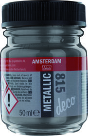 Amsterdam Deco Metallic Antique colour flacon 50 ml 815 Tin
