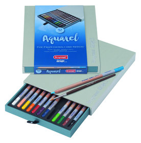 Bruynzeel Design Aquarel Box 12 Aquarelpotloden