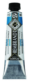 Rembrandt Acrylverf tube 40 ml nr. 582  Mangaanblauw phtalo