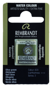 Rembrandt Aquarelverf napje  620 OlijfGroen