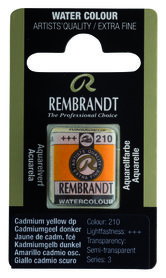 Rembrandt Aquarelverf napje  210 CadmiumYellowDeep