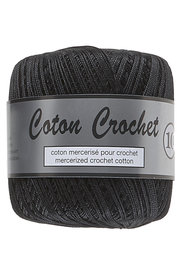 LY Coton Crochet 10 001 Zwart