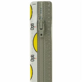 Opti rits S40 10cm recht 0004 Grijs (niet deelbaar)
