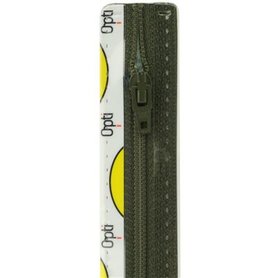 Opti rits S40 12cm recht 0542 OlijfGroen  (niet deelbaar)